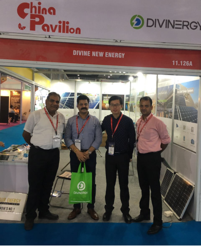 DIVINERGY Takes Active Role in Implementing the OBOR Initiative While Displaying its Solar Tech at Renewable Energy India Expo 2017